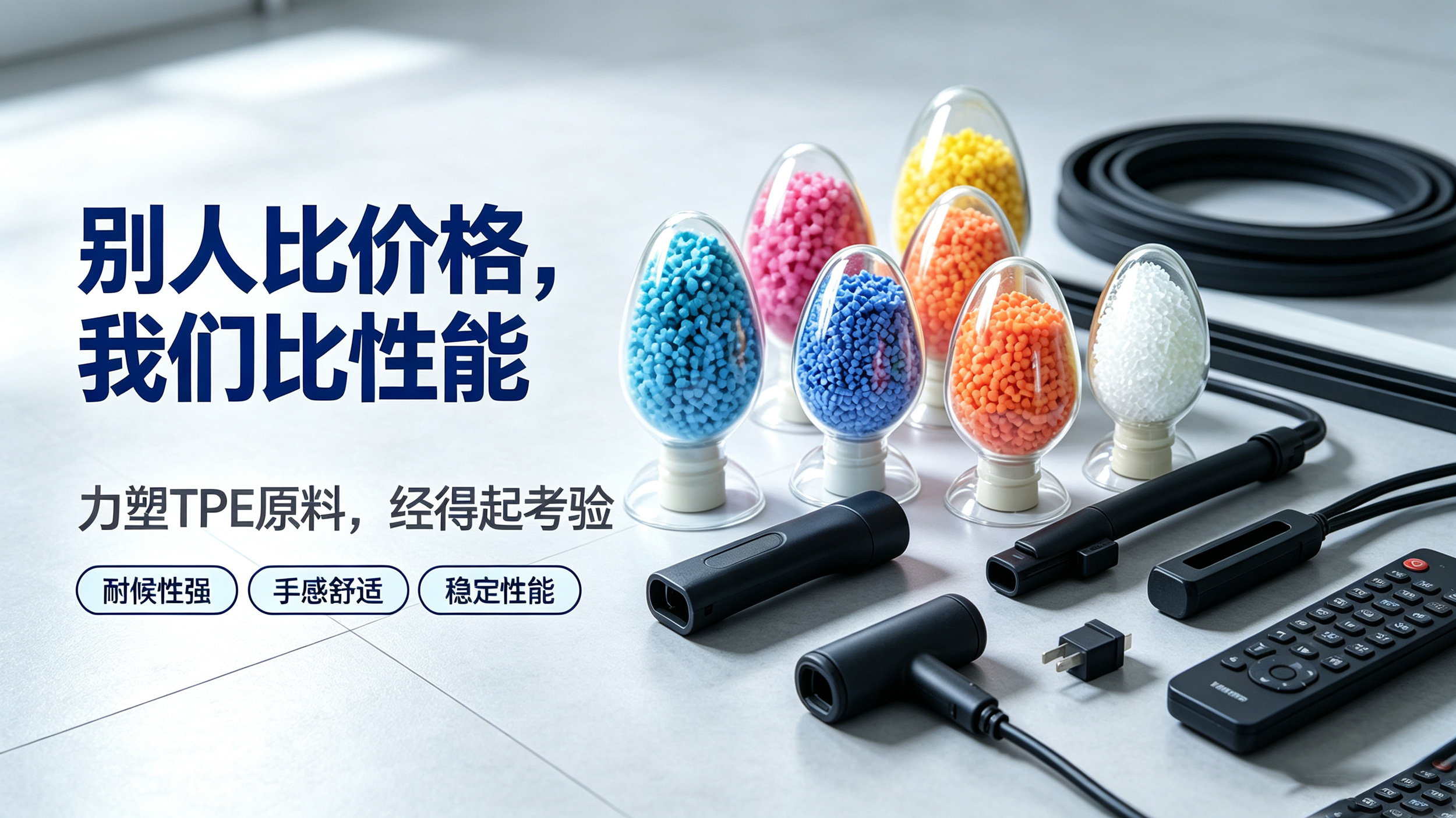 软胶制品都爱用，TPE原料到底好在哪?